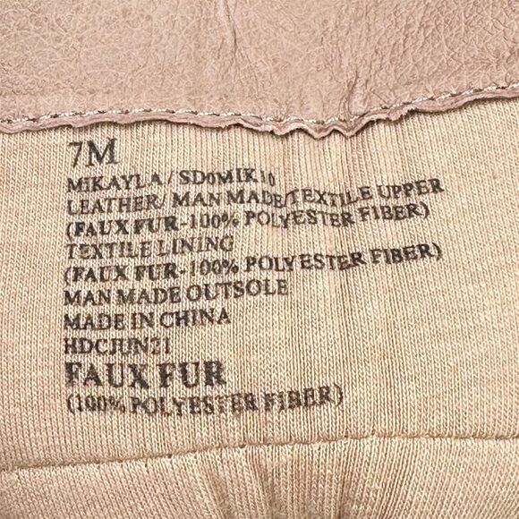 Splendid Mikayla Faux Fur-Lined & Trim Combat Boots - Size 7 - Picture 6 of 13